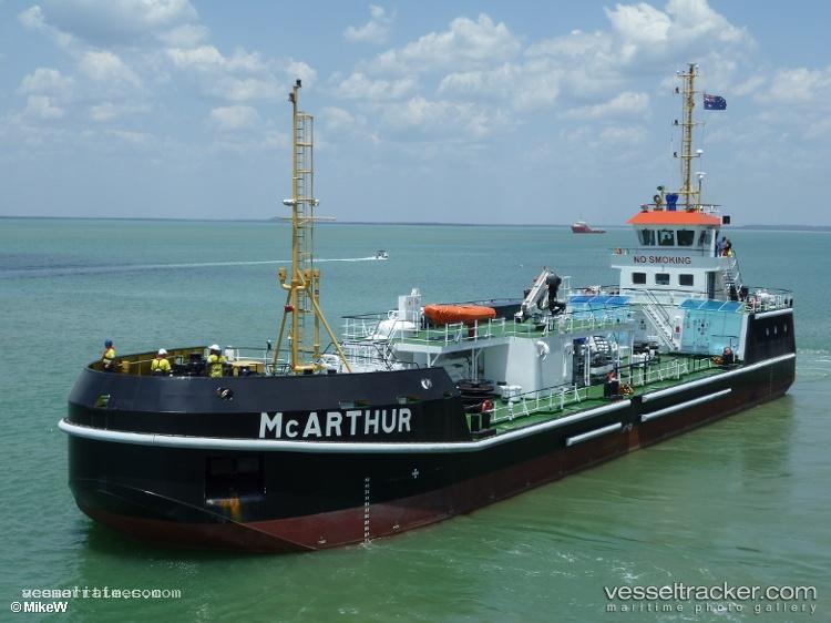 Mcarthur - Oil Products Tanker vessel registered in Australia