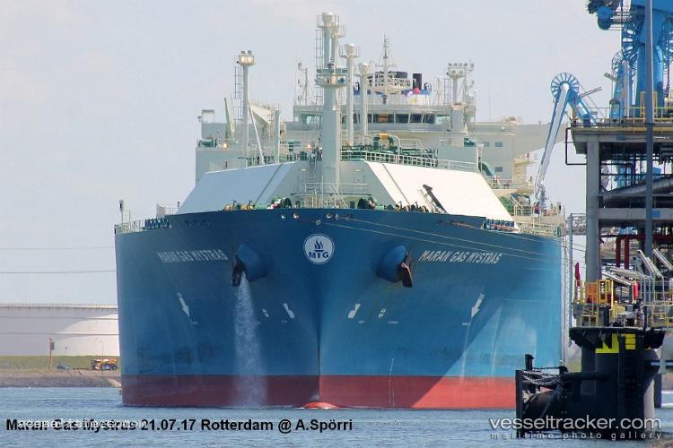 Maran-Gas-Mystras - Lng Tanker vessel registered in Greece
