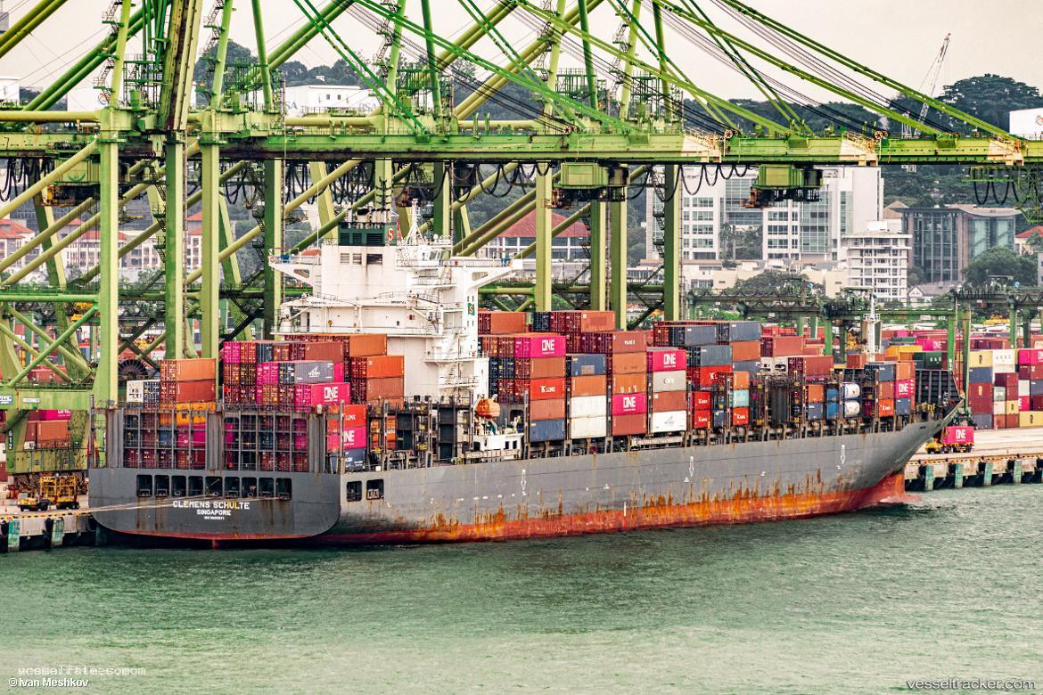 Clemens-Schulte - Container Ship vessel registered in Singapore