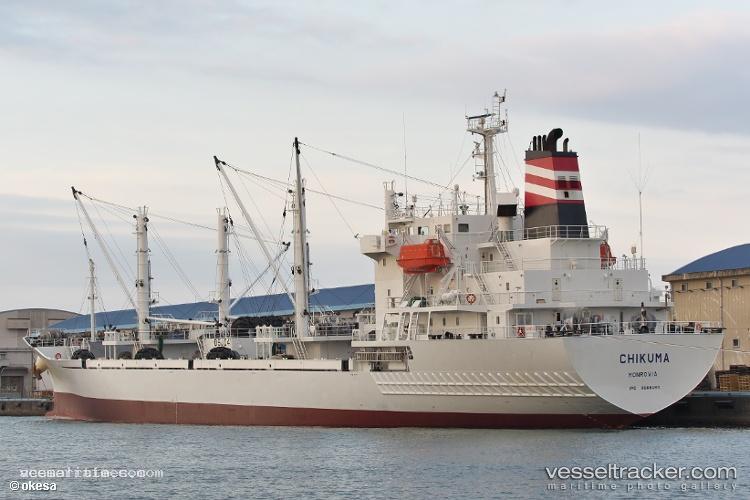 Chikuma - Refrigerated Cargo Ship vessel registered in Panama