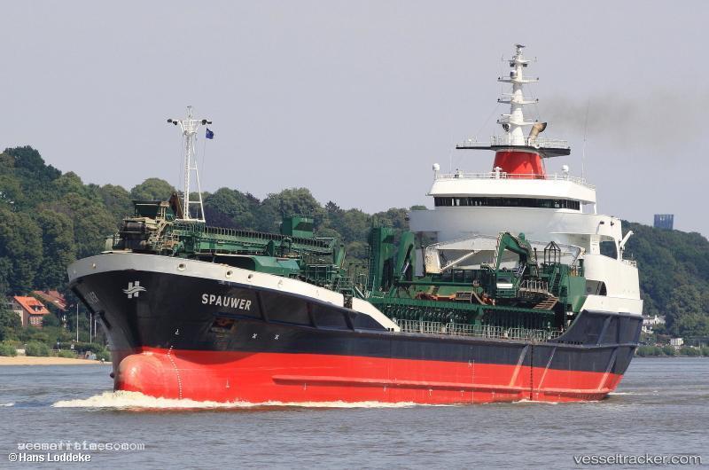 Spauwer - Hopper Dredger vessel registered in Netherlands