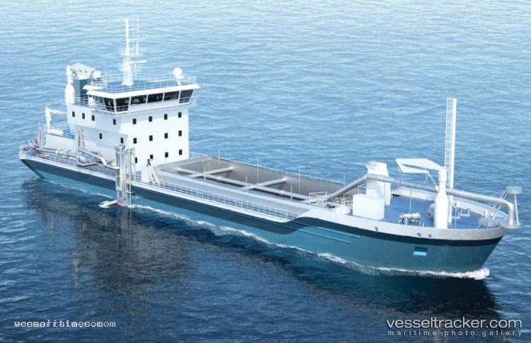 Kao-505 - Hopper Dredger vessel registered in Taiwan