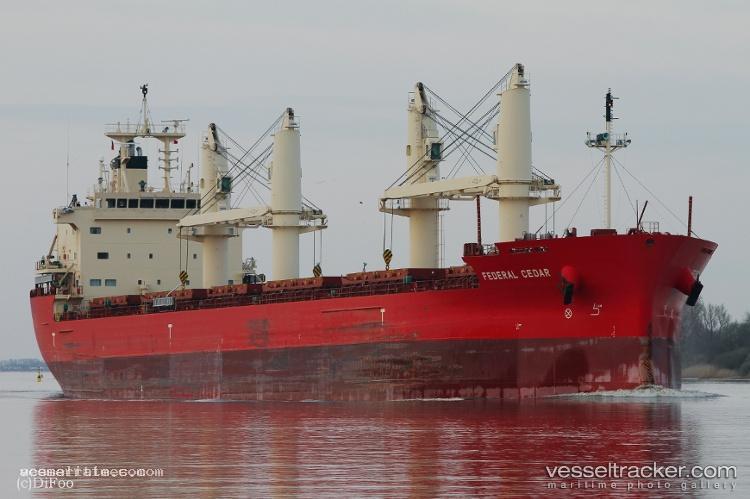 Federal-Cedar - Bulk Carrier vessel registered in Marshall Islands