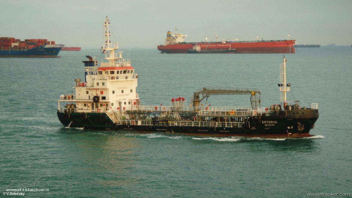 Enthral - Oil Products Tanker vessel registered in Singapore
