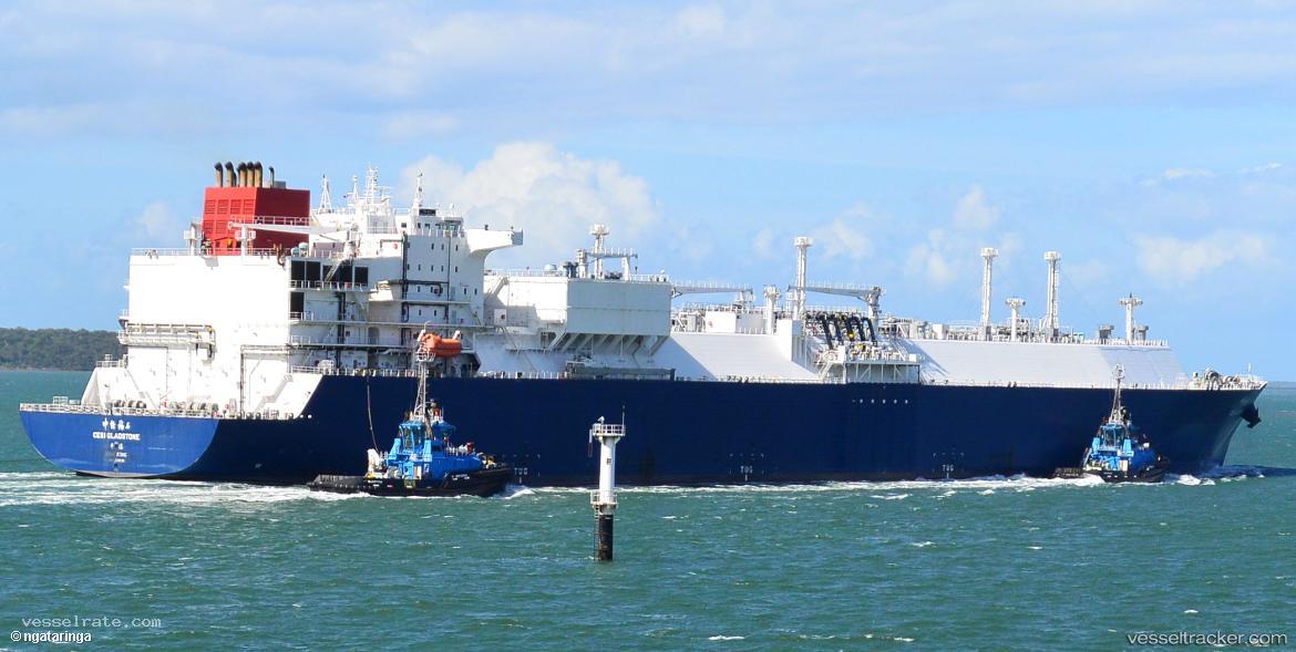 Cesi-Gladstone - Lng Tanker vessel registered in Hong Kong