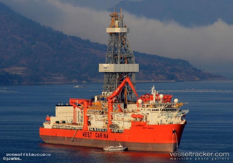 West-Carina - Drilling Ship vessel registered in Panama