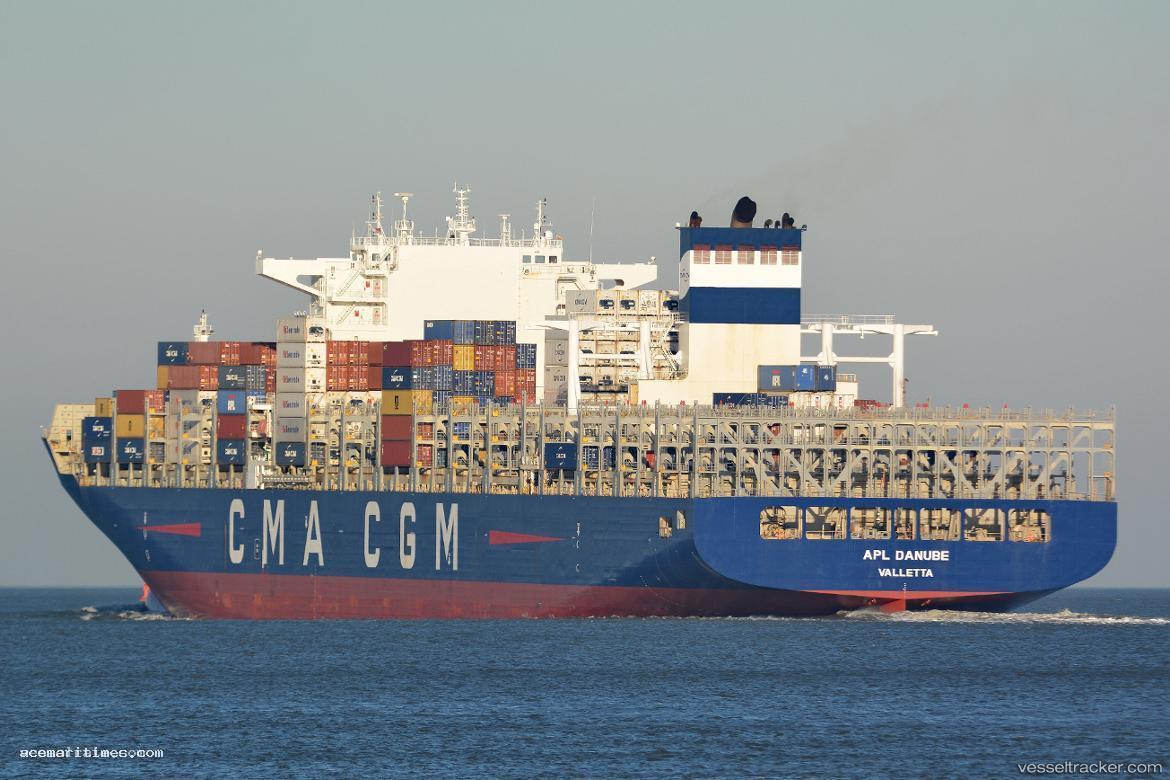 Apl-Danube - Container Ship vessel registered in Malta