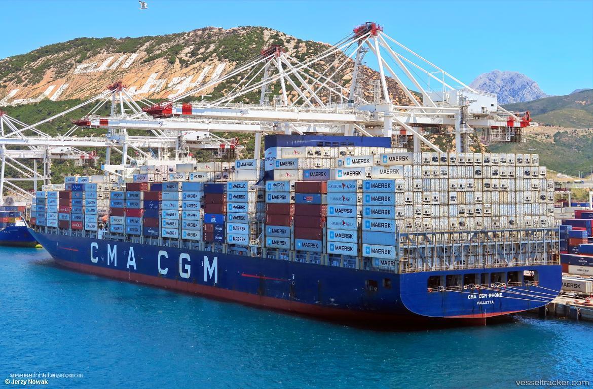 Cma-Cgm-Rhone - Container Ship vessel registered in Malta