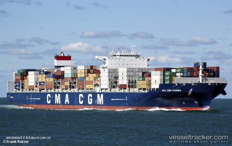 Cma-Cgm-Thames - Container Ship vessel registered in Malta