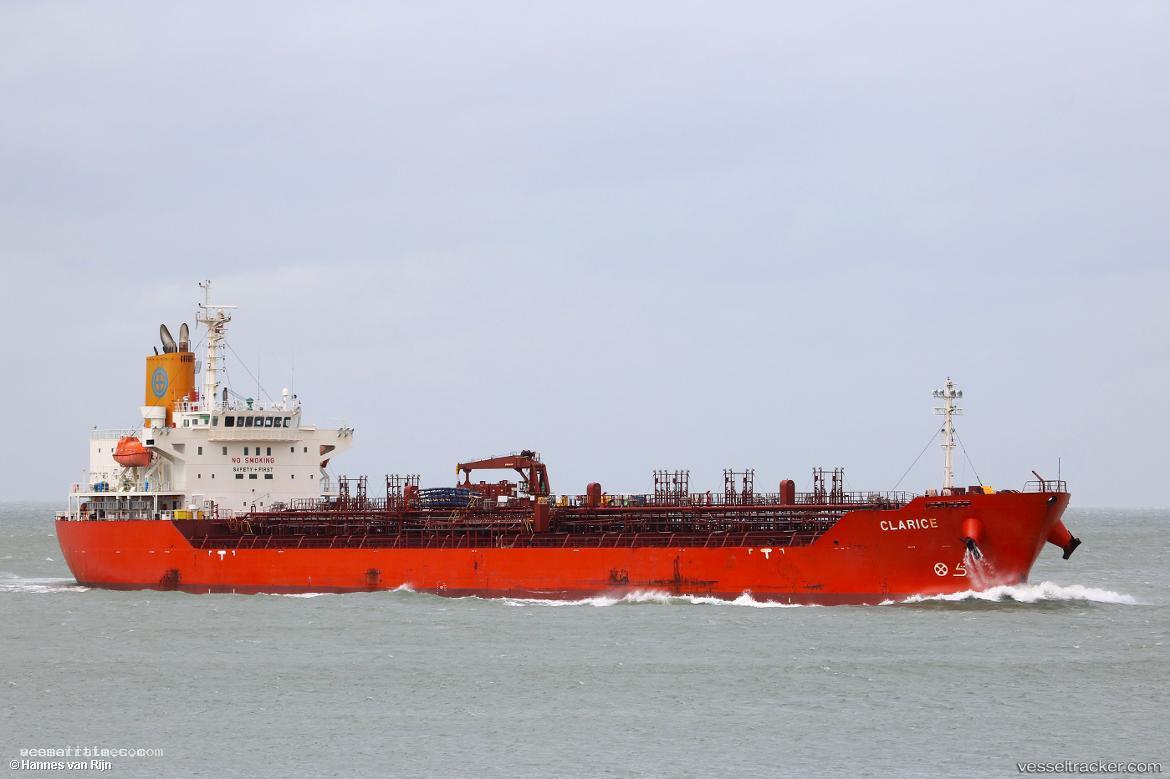 Clarice - Chemical Oil Products Tanker vessel registered in Singapore