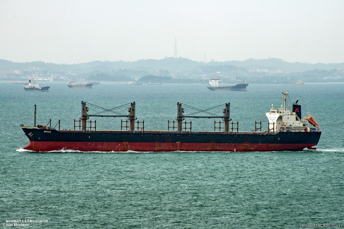 Bronco - Bulk Carrier vessel registered in Liberia