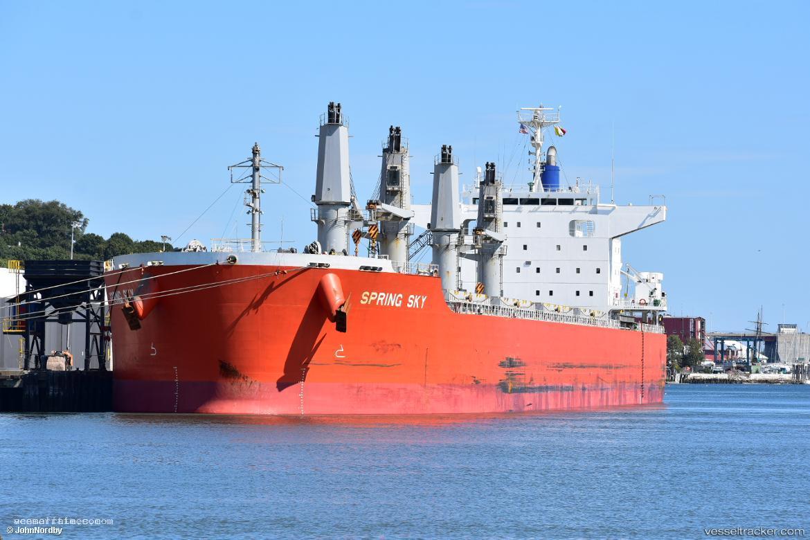 Spring-Sky - Bulk Carrier vessel registered in Panama