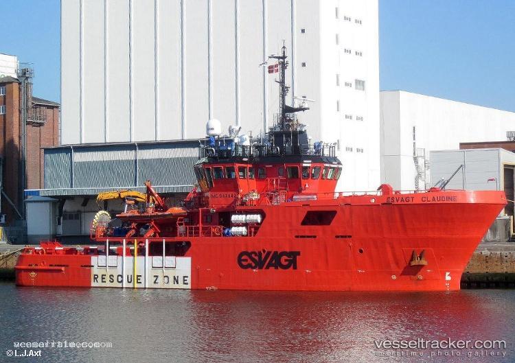 Esvagt-Claudine - Standby Safety Vessel vessel registered in Denmark