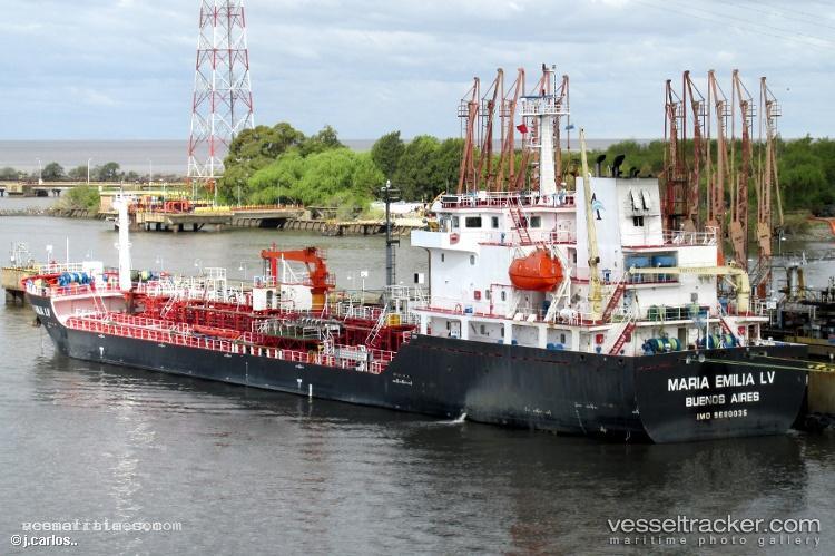 Maria-Emilia-Lv - Chemical Oil Products Tanker vessel registered in Argentina