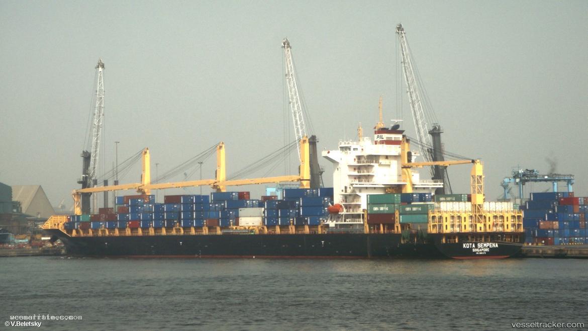 Kota-Sempena - Container Ship vessel registered in Singapore