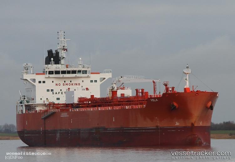 Mt-Vela - Chemical Oil Products Tanker vessel registered in Hong Kong