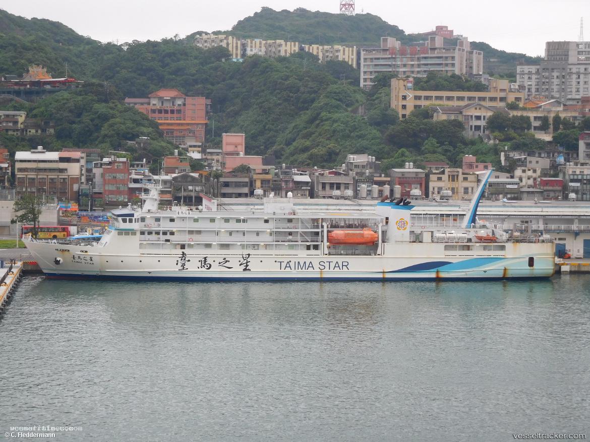 Taima-Star - Passenger Ro Ro Cargo Ship vessel registered in Taiwan