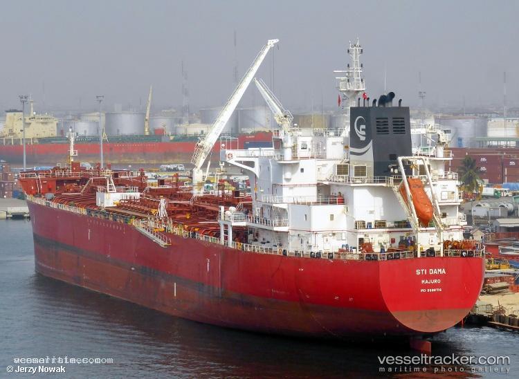 Sti-Dama - Chemical Oil Products Tanker vessel registered in Marshall Islands