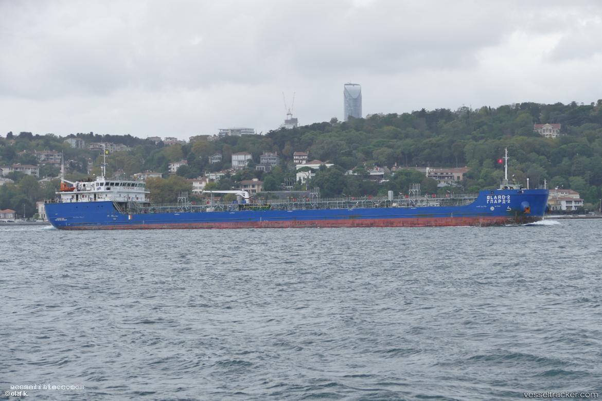 Glard-2 - Chemical Oil Products Tanker vessel registered in Russia