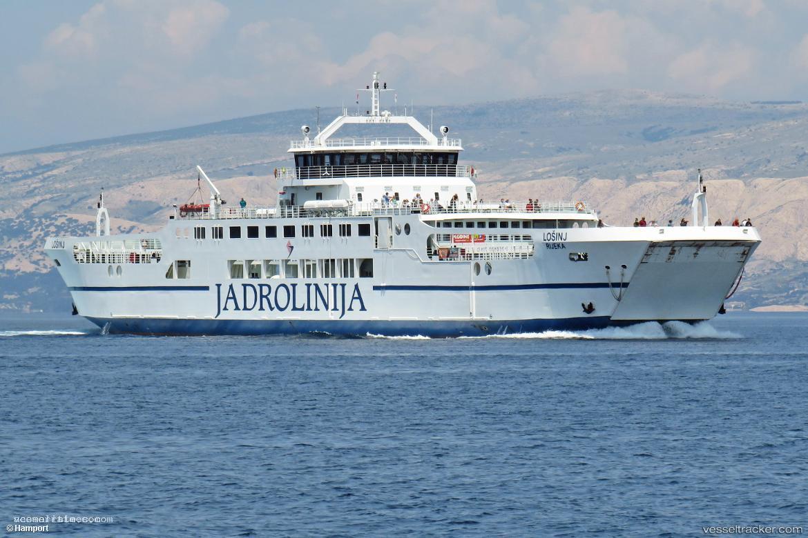 Losinj - Passenger Ro Ro Cargo Ship vessel registered in Croatia