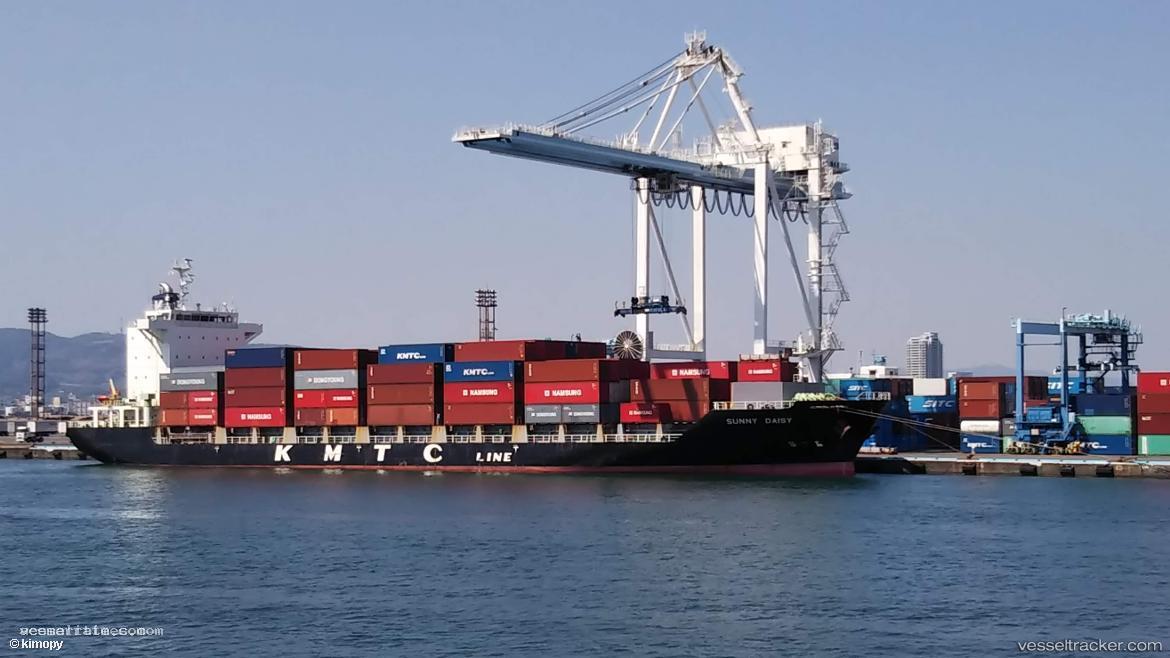Sunny-Daisy - Container Ship vessel registered in South Korea