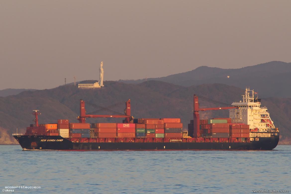 New-Guinea-Chief - Container Ship vessel registered in Hong Kong