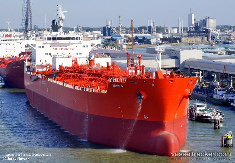 Aquila - Chemical Oil Products Tanker vessel registered in Hong Kong