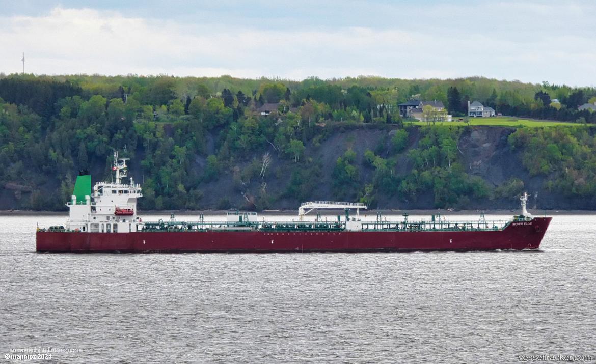 Silver-Ellie - Chemical Oil Products Tanker vessel registered in Marshall Islands