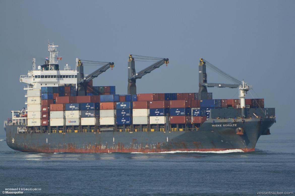 Mieke-Schulte - Container Ship vessel registered in Singapore