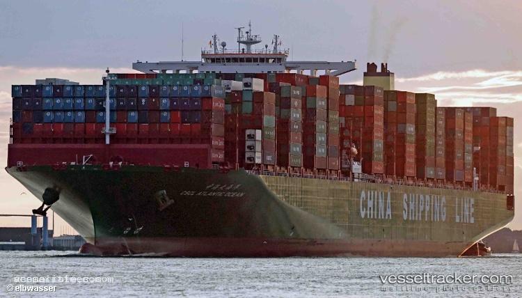 Cscl-Atlantic-Ocean - Container Ship vessel registered in Hong Kong