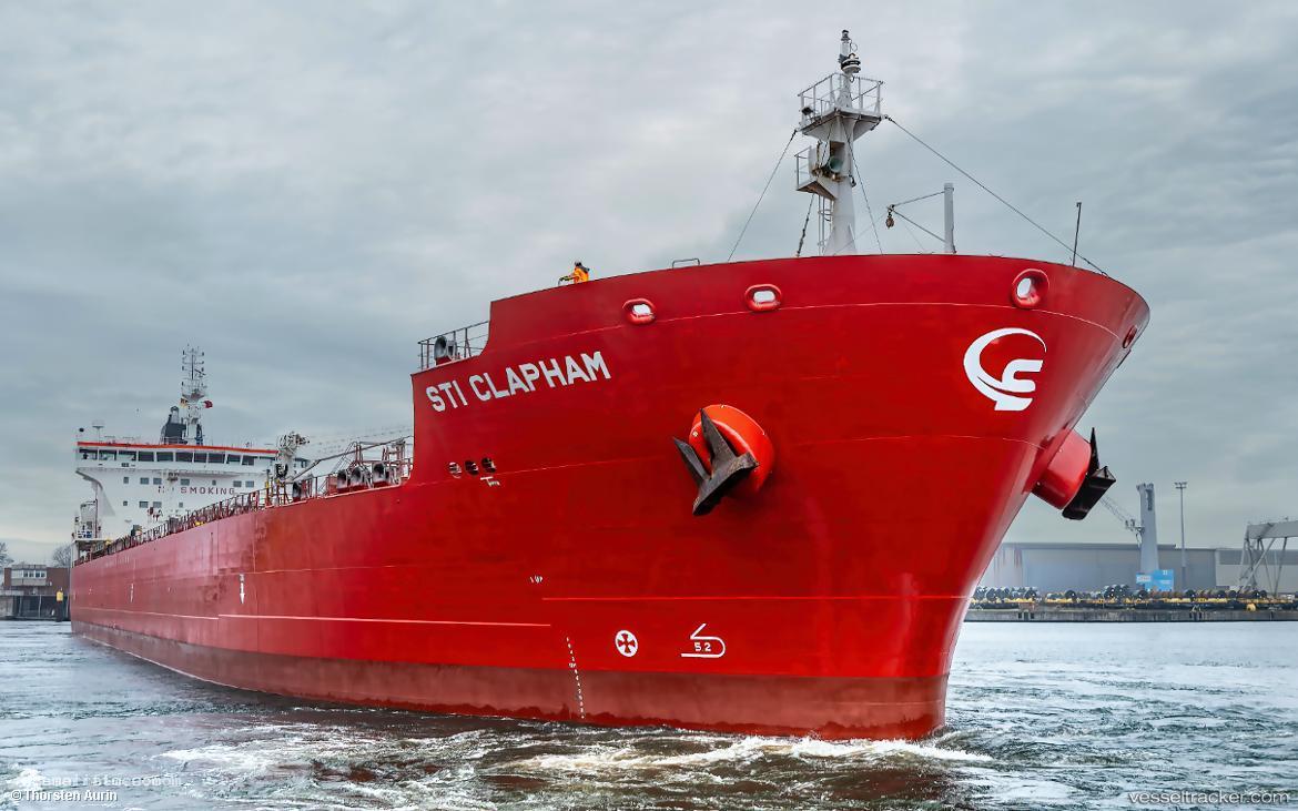 Sti-Clapham - Chemical Oil Products Tanker vessel registered in Marshall Islands