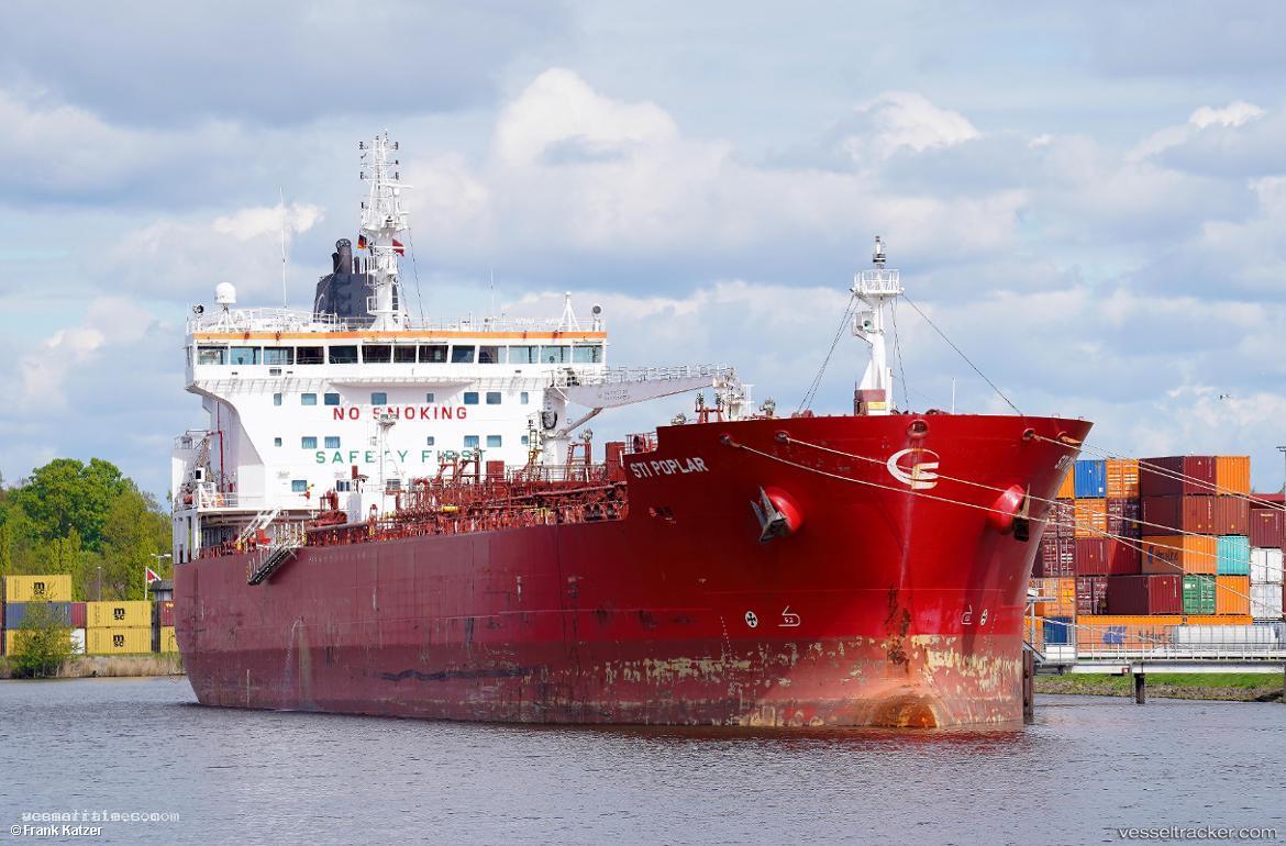 Sti-Poplar - Chemical Oil Products Tanker vessel registered in Marshall Islands
