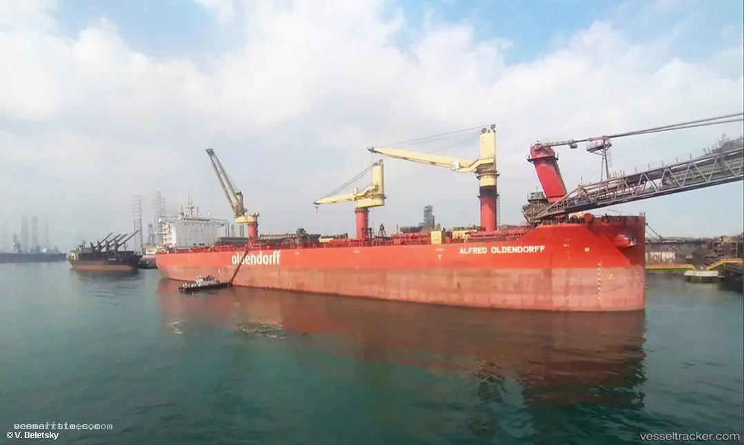 Alfred-Oldendorff - Self Discharging Bulk Carrier vessel registered in Liberia