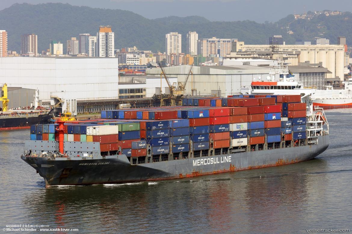 Mercosul-Itajai - Container Ship vessel registered in Brazil