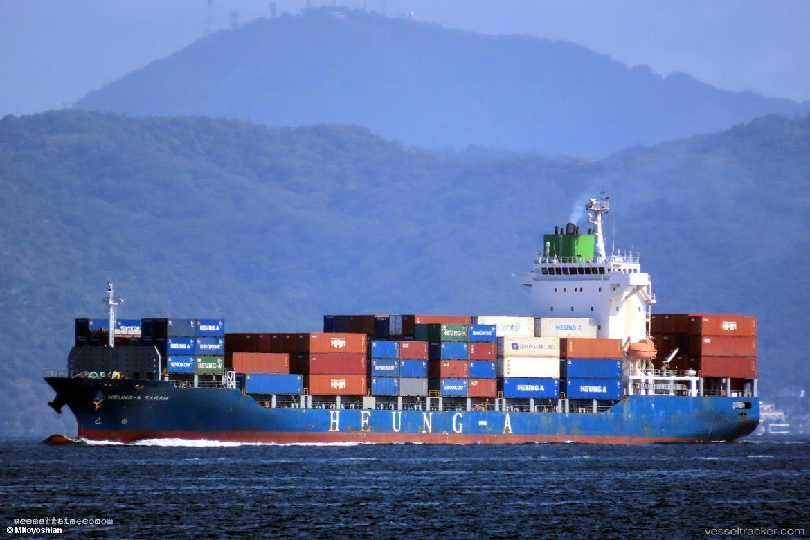 Heung-a-Sarah - Container Ship vessel registered in South Korea
