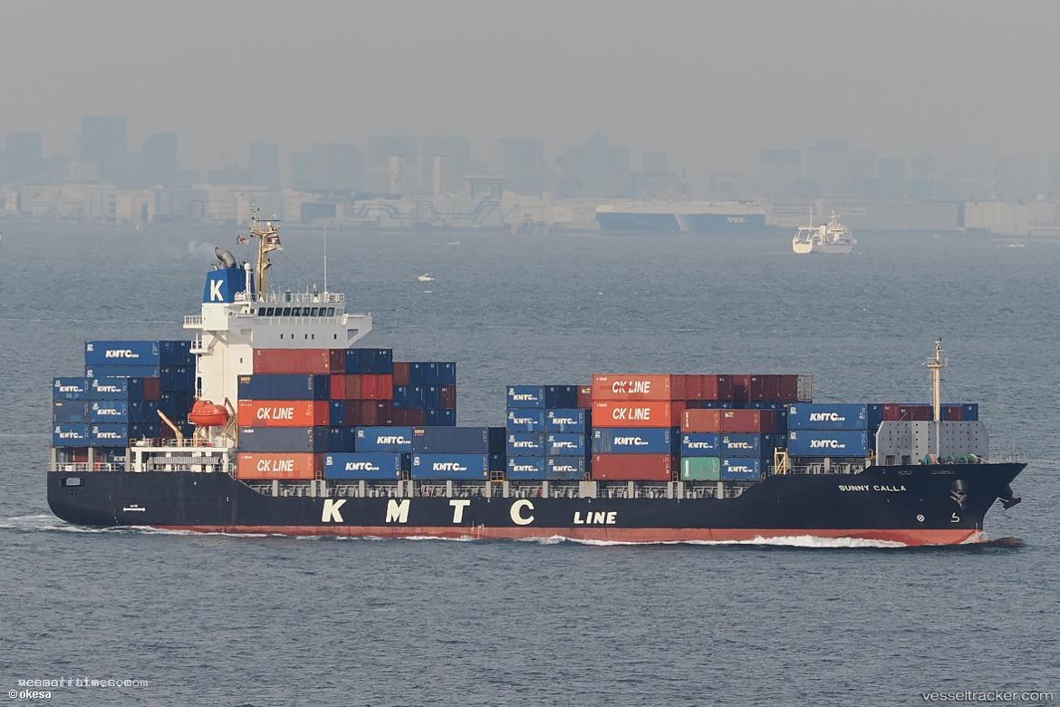 Sunny-Calla - Container Ship vessel registered in Hong Kong