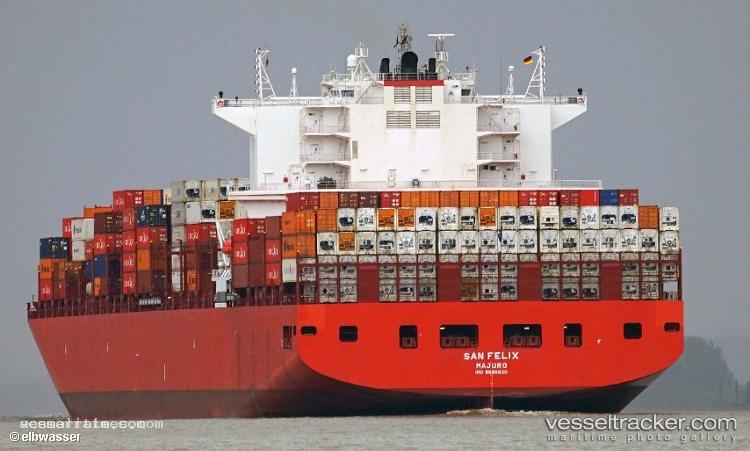 San-Felix - Container Ship vessel registered in Marshall Islands