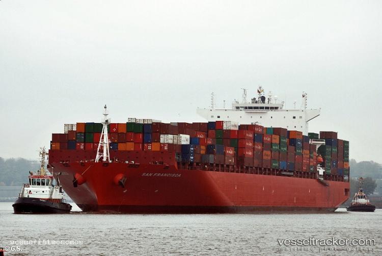 San-Francisca - Container Ship vessel registered in Marshall Islands