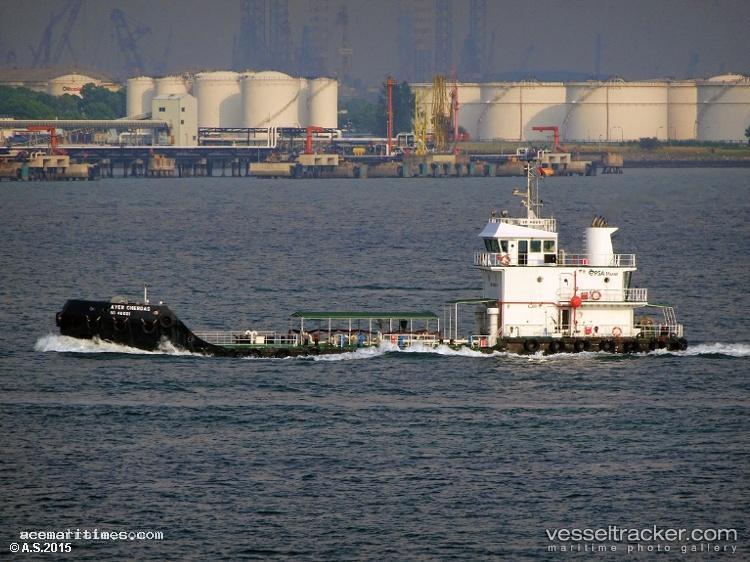 Ayer-Cherdas - Water Tanker vessel registered in Singapore