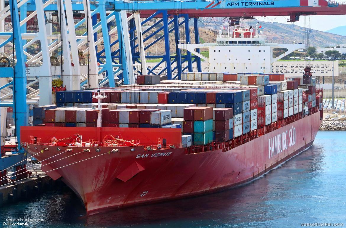 Maersk-San-Vicente - Container Ship vessel registered in Singapore