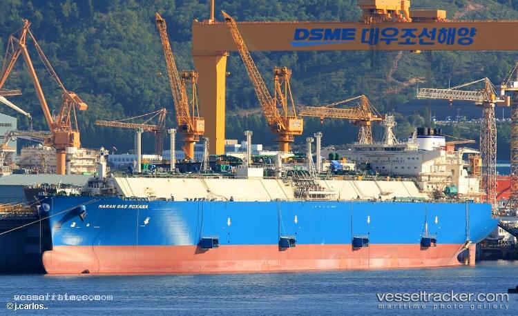 Maran-Gas-Roxana - Lng Tanker vessel registered in Greece