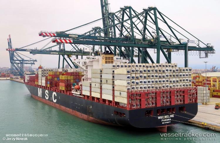 Msc-Meline - Container Ship vessel registered in Portugal