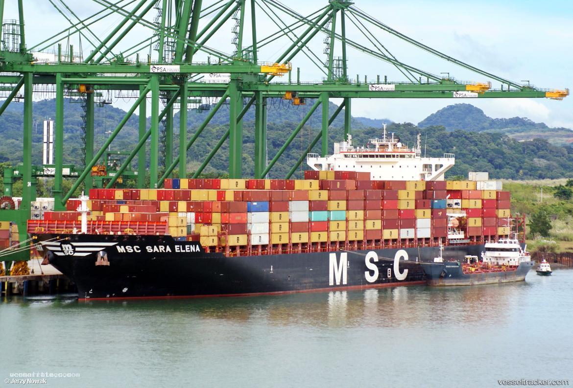 Msc-Sara-Elena - Container Ship vessel registered in Portugal