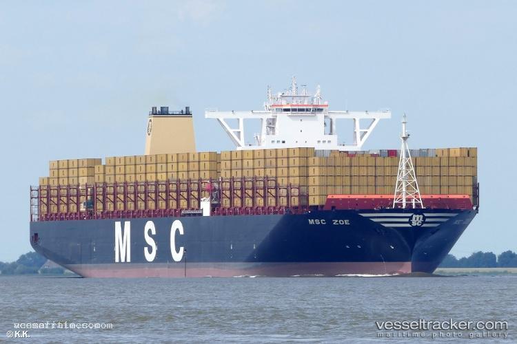 Msc-Zoe - Container Ship vessel registered in Panama