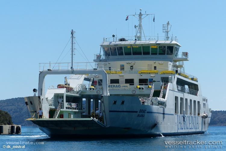 Brac - Passenger Ro Ro Cargo Ship vessel registered in Croatia