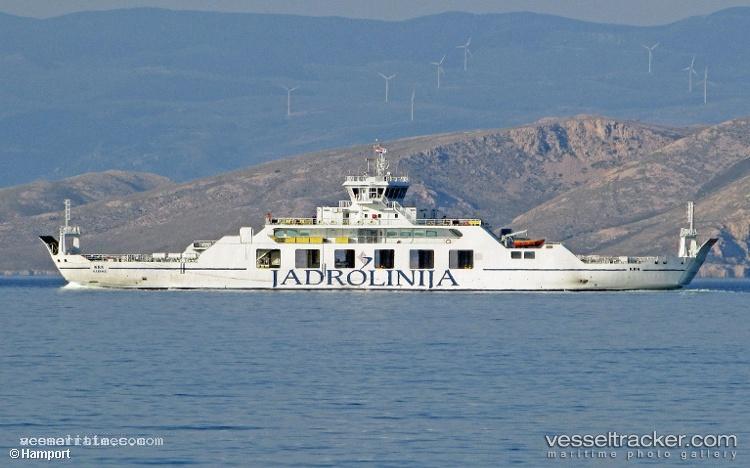 Krk - Passenger Ro Ro Cargo Ship vessel registered in Croatia