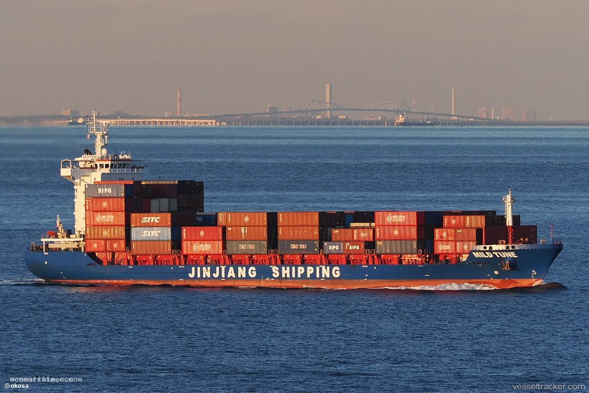 Mild-Tune - Container Ship vessel registered in Hong Kong