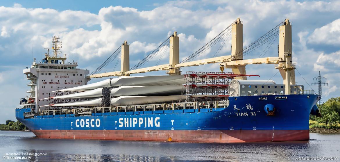 Tian-Xi - Multi Purpose Carrier vessel registered in Singapore