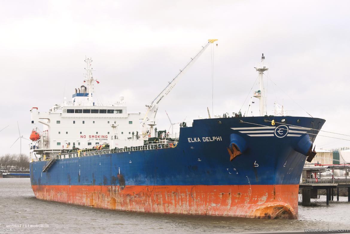 Elka-Delphi - Chemical Oil Products Tanker vessel registered in Liberia