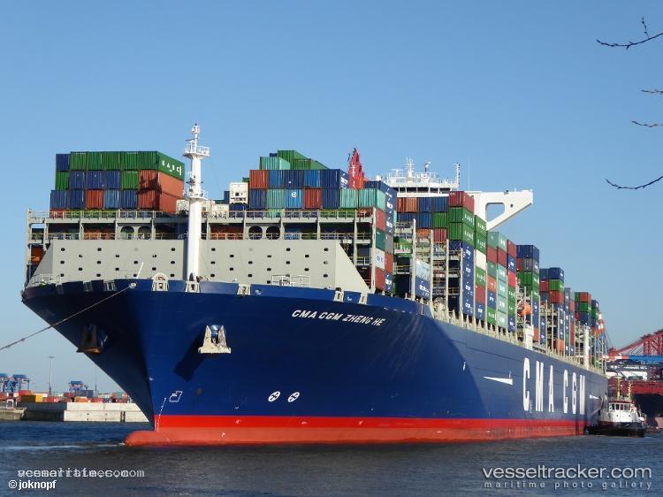 Cma-Cgm-Zheng-He - Container Ship vessel registered in Malta